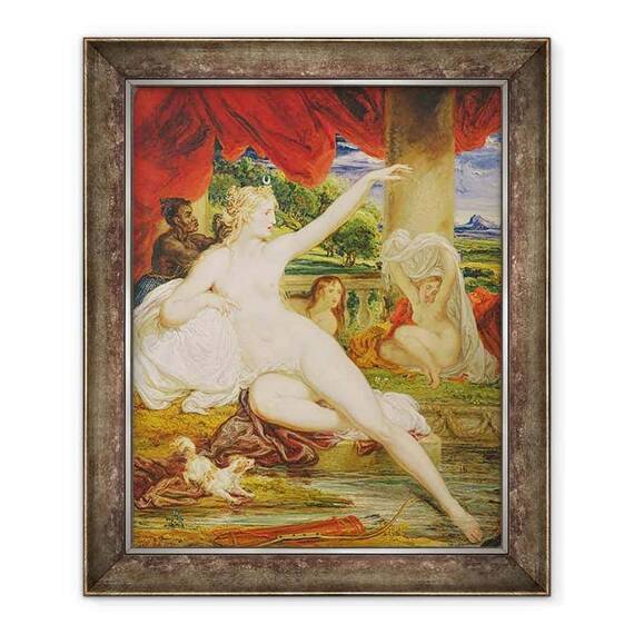 Tablou inramat - James Ward - Diana la baie - - Roveli