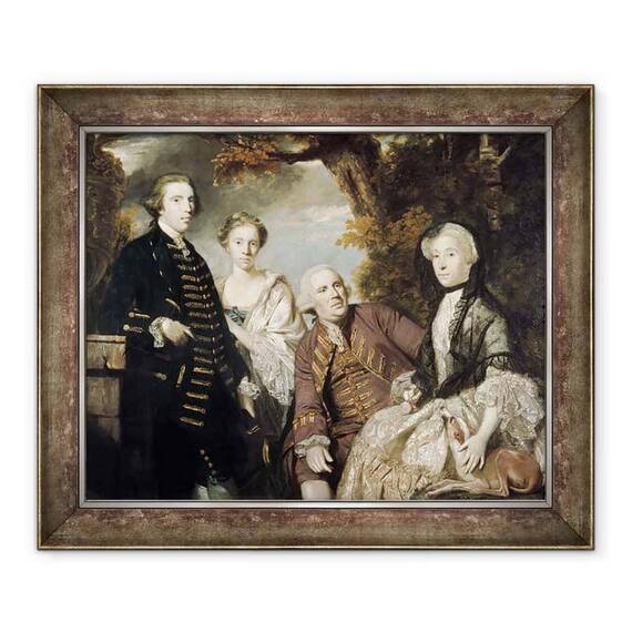 Tablou inramat - Joshua Reynolds - Familia Roffey - - Roveli