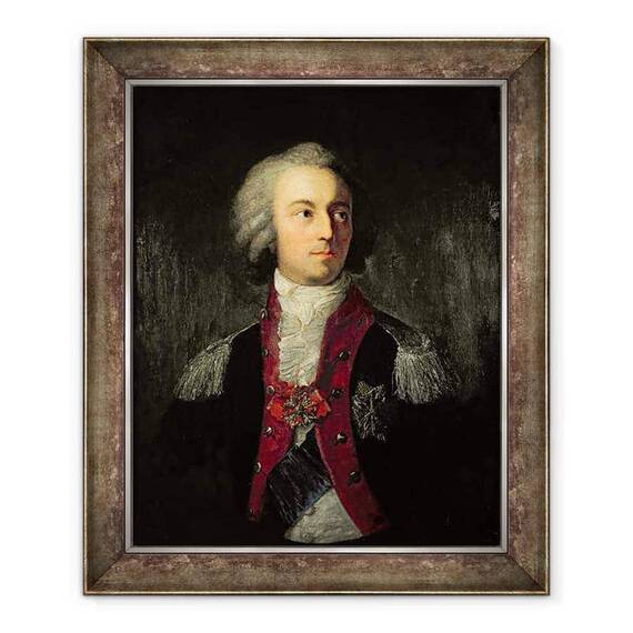 Tablou inramat - Josef Grassi - Printul Adam Kazimierz Czartoryski 1734-1823 c.1780-85 - - Roveli