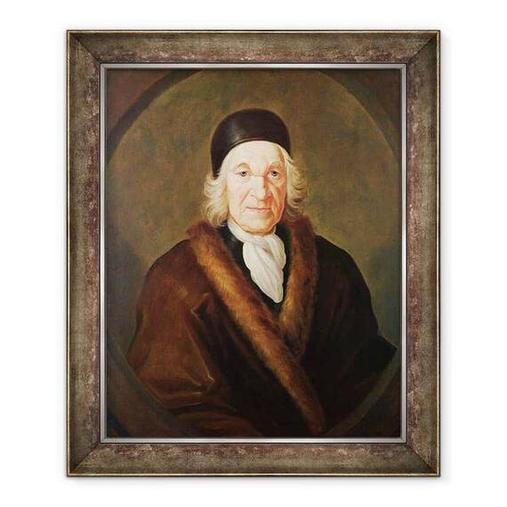 Tablou inramat - James Parmentier - Portretul lui Charles de Marquetel de Saint-Evremond c.1613-1703 c.1701 - - Roveli