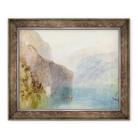 Tablou inramat - Joseph Mallord William Turner - Chapel Tell, Lacul Lucerna - - Roveli