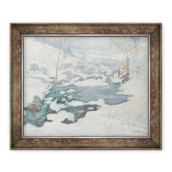 Tablou inramat - John Henry Twachtman - Iceata - - Roveli
