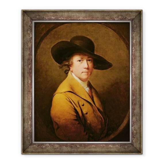 Tablou inramat - Joseph Wright of Derby - Autoportret - - Roveli