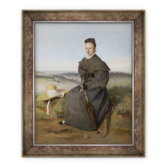 Tablou inramat - Jean Baptiste Camille Corot - Louise Harduin - - Roveli
