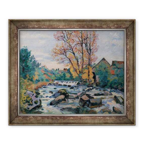 Tablou inramat - Jean Baptiste Armand Guillaumin - Moara Bouchardon, Crozant - - Roveli