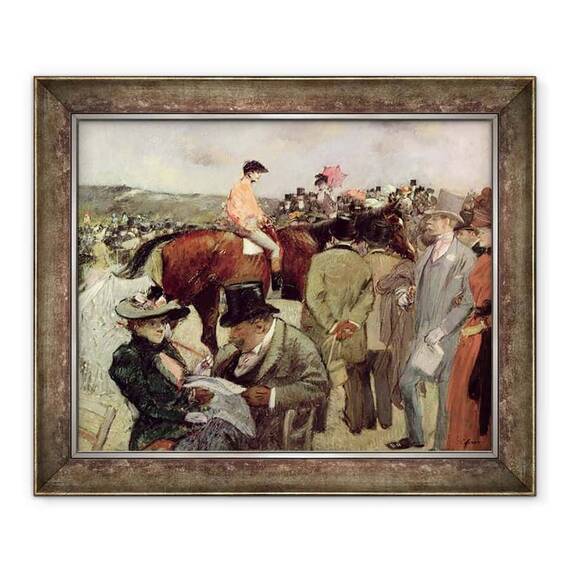 Tablou inramat - Jean Louis Forain - Cursa de cai - - Roveli