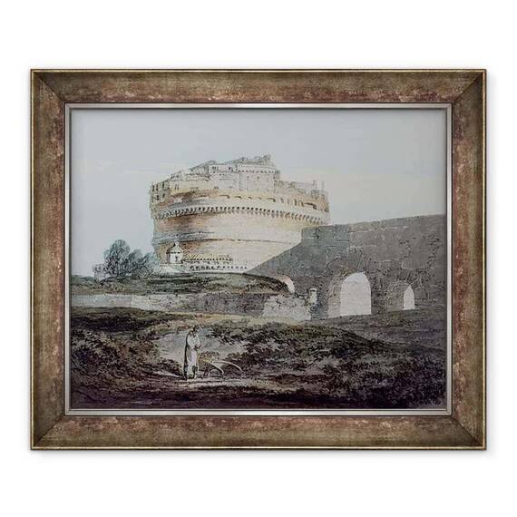 Tablou inramat - Joseph Mallord William Turner - Castelul San Angelo - - Roveli