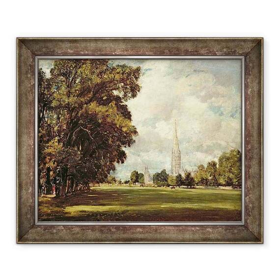 Tablou inramat - John Constable - Catedrala Salisbury din Marsh inchide - - Roveli