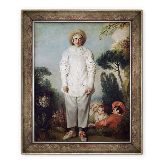 Tablou inramat - Jean Antoine Watteau - Gilles - - Roveli