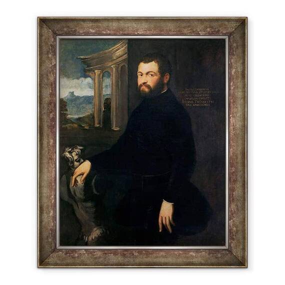 Tablou inramat - Jacopo Robusti Tintoretto - Jacopo Sansovino - - Roveli
