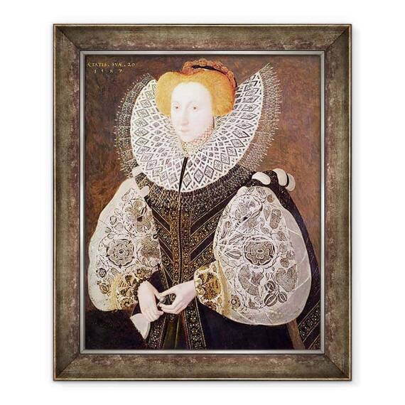 Tablou inramat - Johnr Bettes the Younger - Fata Necunoscuta, 20 de - - Roveli