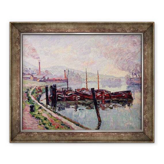 Tablou inramat - Jean Baptiste Armand Guillaumin - slepuri de carbune - - Roveli