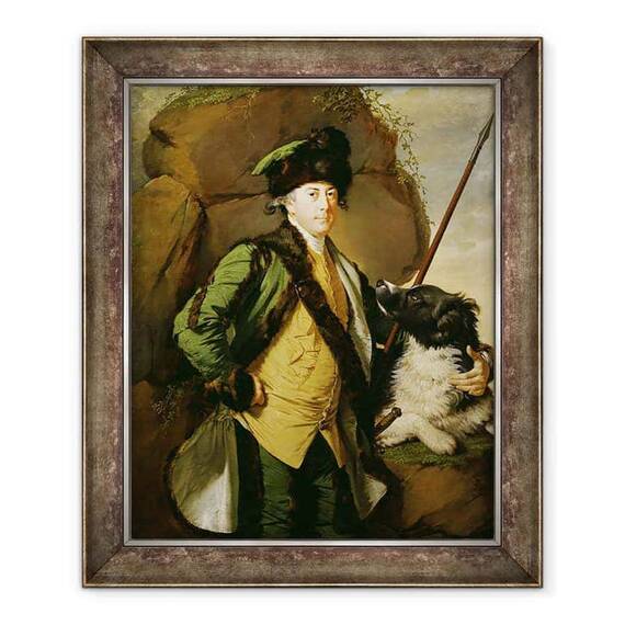Tablou inramat - Joseph Wright of Derby - Portret De John Whetham De Kirklington 1731-81 - - Roveli