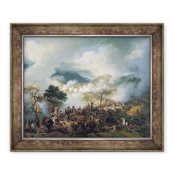 Tablou inramat - Louis Lejeune - Batalia de la Somosierra - - Roveli