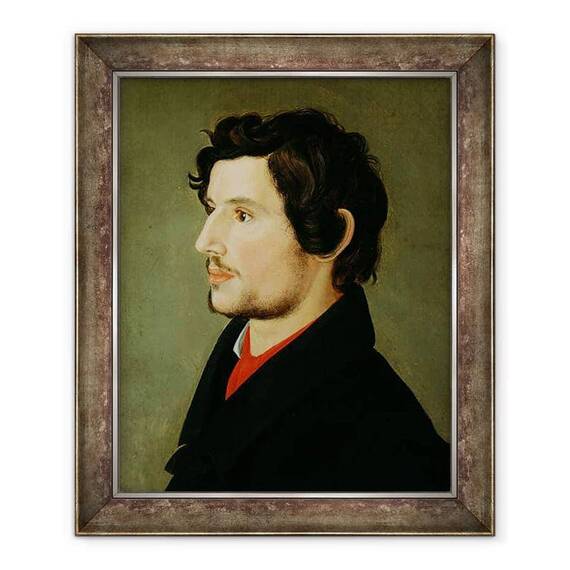 Tablou inramat - Julius Oldach - Portretul lui Otto Sigismund Runge 1806-39 - - Roveli