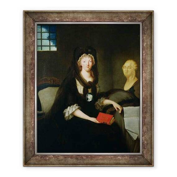 Tablou inramat - Marquise de Brehan - Marie-Antoinette 1755-93 la Conciergerie - - Roveli