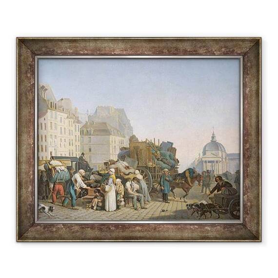 Tablou inramat - Louis Leopold Boilly - Casa de mutari - - Roveli