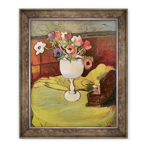 Tablou inramat - Marie Clementine Valadon - Vaza de flori - - Roveli