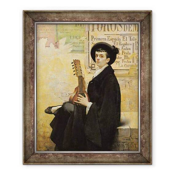 Tablou inramat - Louis Montegut - in Spania - - Roveli