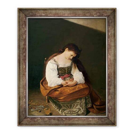 Tablou inramat - Michelangelo Merisi da Caravaggio - Maria Magdalena penitenta - - Roveli