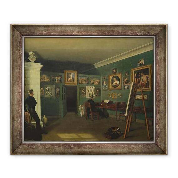 Tablou inramat - Kapiton Selentsov - Studioul Pictorului - - Roveli