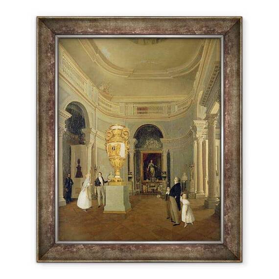 Tablou inramat - Karl Pavlovich Beggrov - Sala ovala a Schitului Vechi - - Roveli