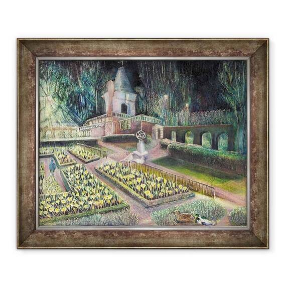 Tablou inramat - Mary Kuper - Gradina de flori - - Roveli