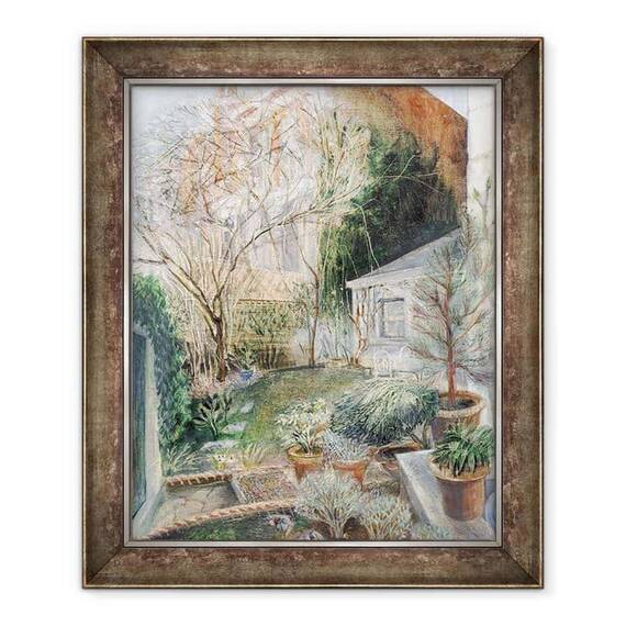 Tablou inramat - Mary Kuper - Gradina Londrei - - Roveli