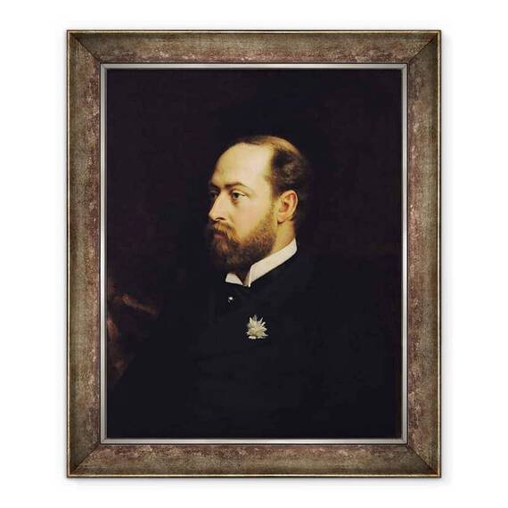 Tablou inramat - Michele Gordigiani - Edward VII 1841-1910 - - Roveli