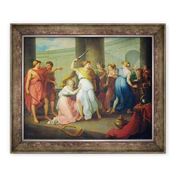 Tablou inramat - Nikolay Ivanovich Argunov - Ahile recunoscut - - Roveli