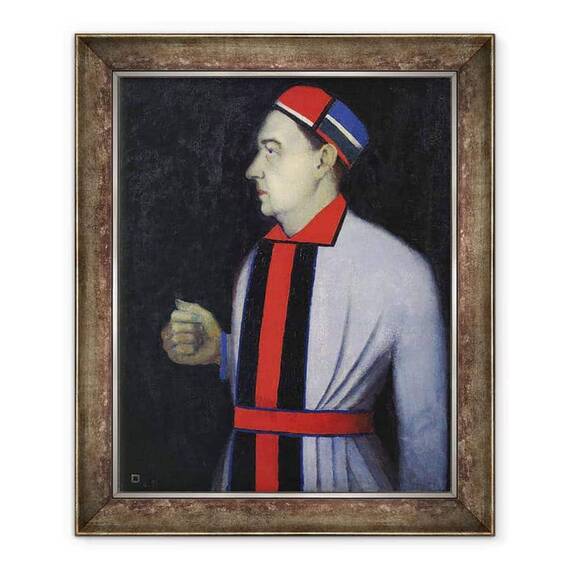 Tablou inramat - Kazimir Severinovich Malevich - Portret De Nikolai Punin - - Roveli