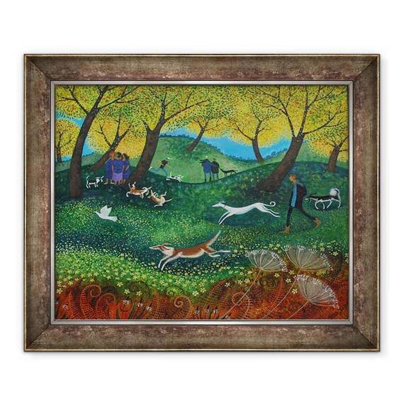 Tablou inramat - Lisa Graa Jensen - Pals Doggie, 2012 - - Roveli