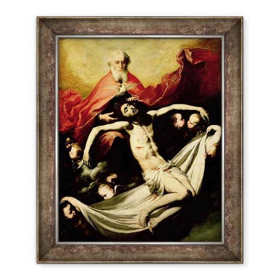 Tablou inramat - Jusepe de Ribera - Trinitatea - - Roveli