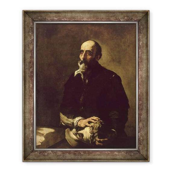 Tablou inramat - Jusepe de Ribera - Portretul sculptorului orb - - Roveli