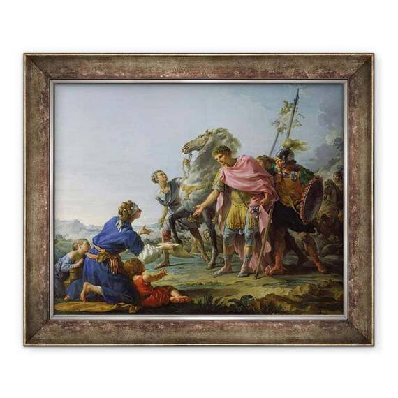 Tablou inramat - Noel Halle - Traian 53-117 Arata indurare - - Roveli