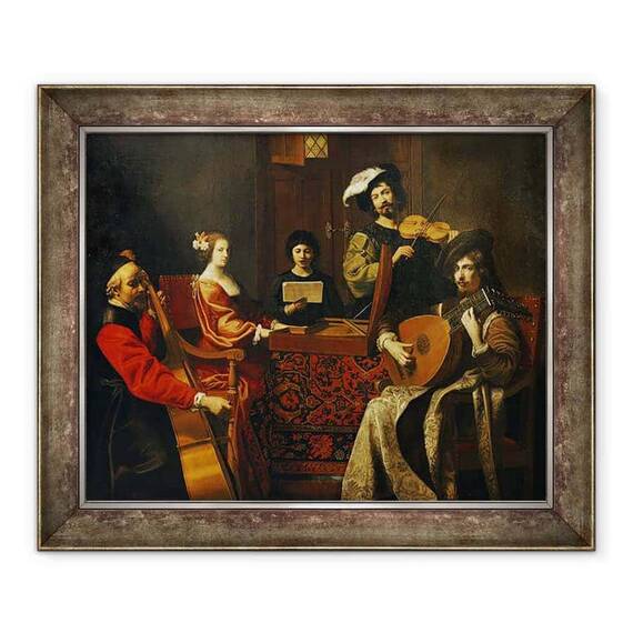 Tablou inramat - Nicolas Tournier - Concertul - - Roveli