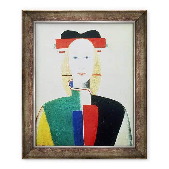 Tablou inramat - Kazimir Severinovich Malevich - Fata cu palarie - - Roveli