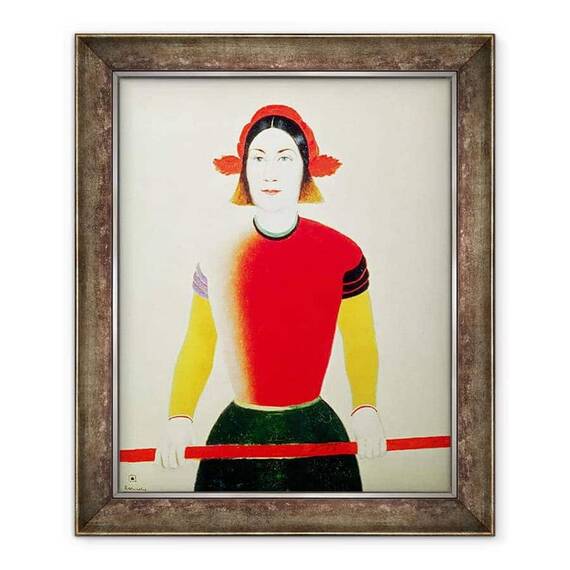 Tablou inramat - Kazimir Severinovich Malevich - Fata cu un pol - - Roveli