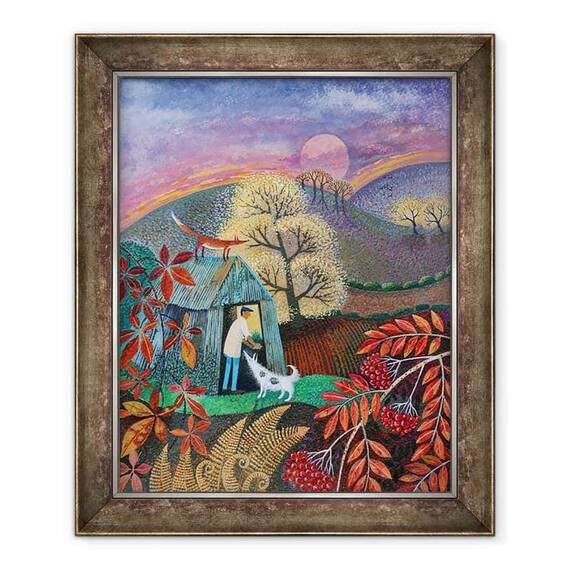 Tablou inramat - Lisa Graa Jensen - Sfarsitul zilei, 2018 - - Roveli