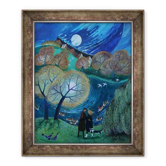 Tablou inramat - Lisa Graa Jensen - Reflectii linistite - - Roveli