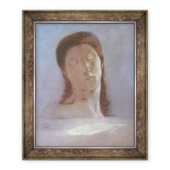 Tablou inramat - Odilon Redon - Ochii inchisi - - Roveli