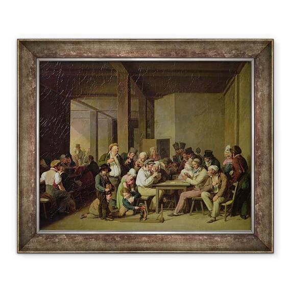 Tablou inramat - Louis Leopold Boilly - Inn Scene - - Roveli