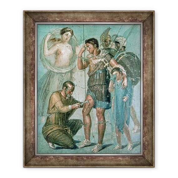Tablou inramat - Roman - Aeneas ranit - - Roveli