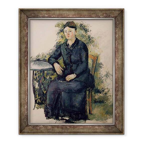 Tablou inramat - Paul Cezanne - Madame Cezanne in gradina - - Roveli