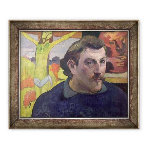 Tablou inramat - Paul Gauguin - Autoportret cu Hristos galben - - Roveli