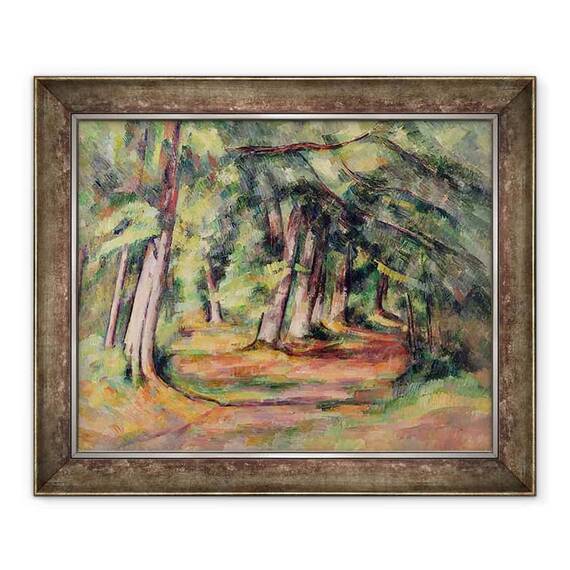 Tablou inramat - Paul Cezanne - Underwood langa Jas de Bouffan 1890-94 - - Roveli