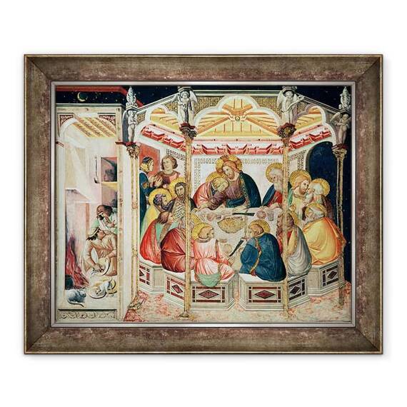 Tablou inramat - Pietro Lorenzetti - Cina cea de Taina - - Roveli