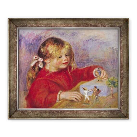 Tablou inramat - Pierre Auguste Renoir - Claude Renoir b.1901 in joc - - Roveli