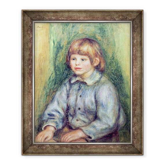 Tablou inramat - Pierre Auguste Renoir - Portretul lui Claude Renoir 1901-81 1905-08 - - Roveli