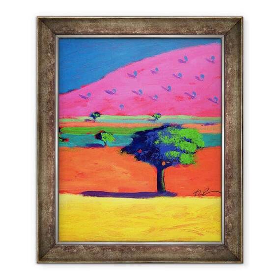 Tablou inramat - Paul Powis - Pink Hill - - Roveli